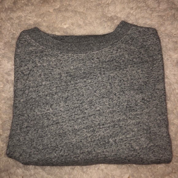 Gray Sweater w/ White line - Picture 2 of 2